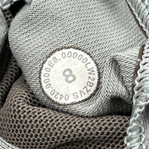 Lululemon Flow Y Bra Women's 8 B/C Cup Gray Nulu Light Support Sports W2BZVS - Picture 4 of 6